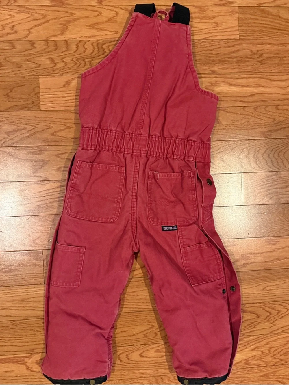OshKosh B'gosh Burgundy/Red Kids Overalls